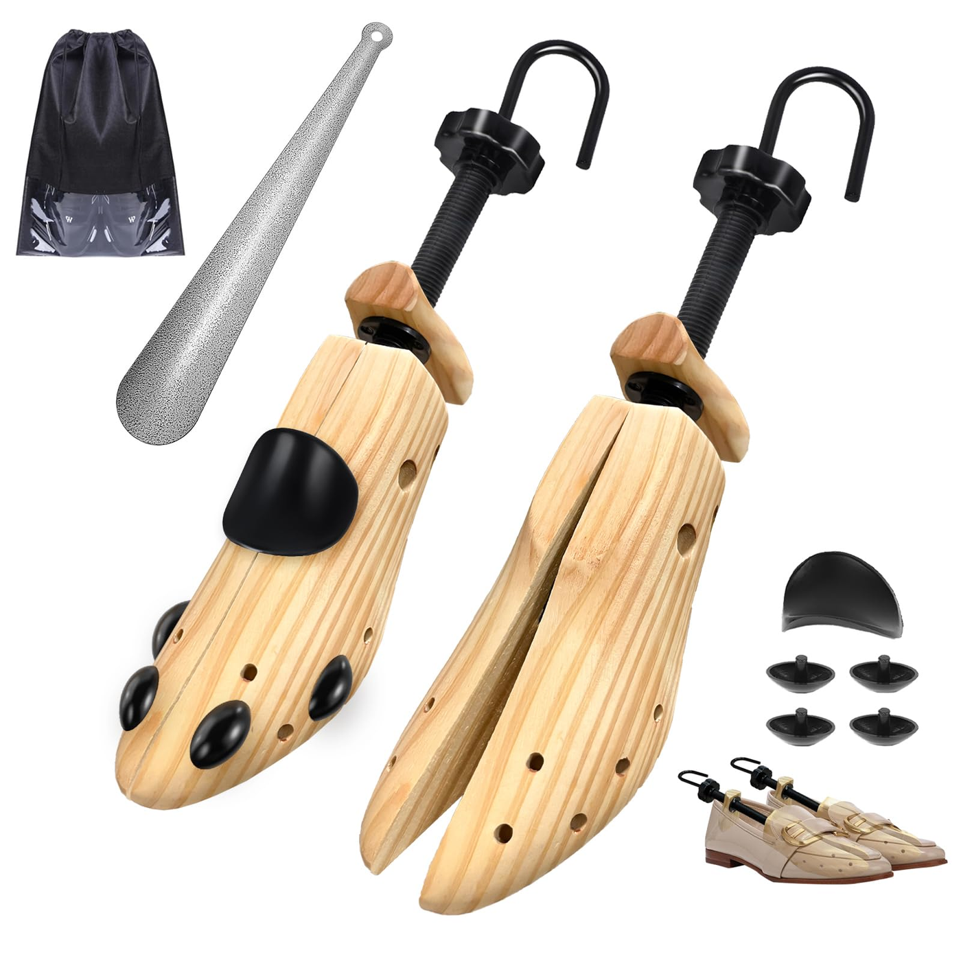 Wooden Shoe Stretcher Men US 7-12 product photo