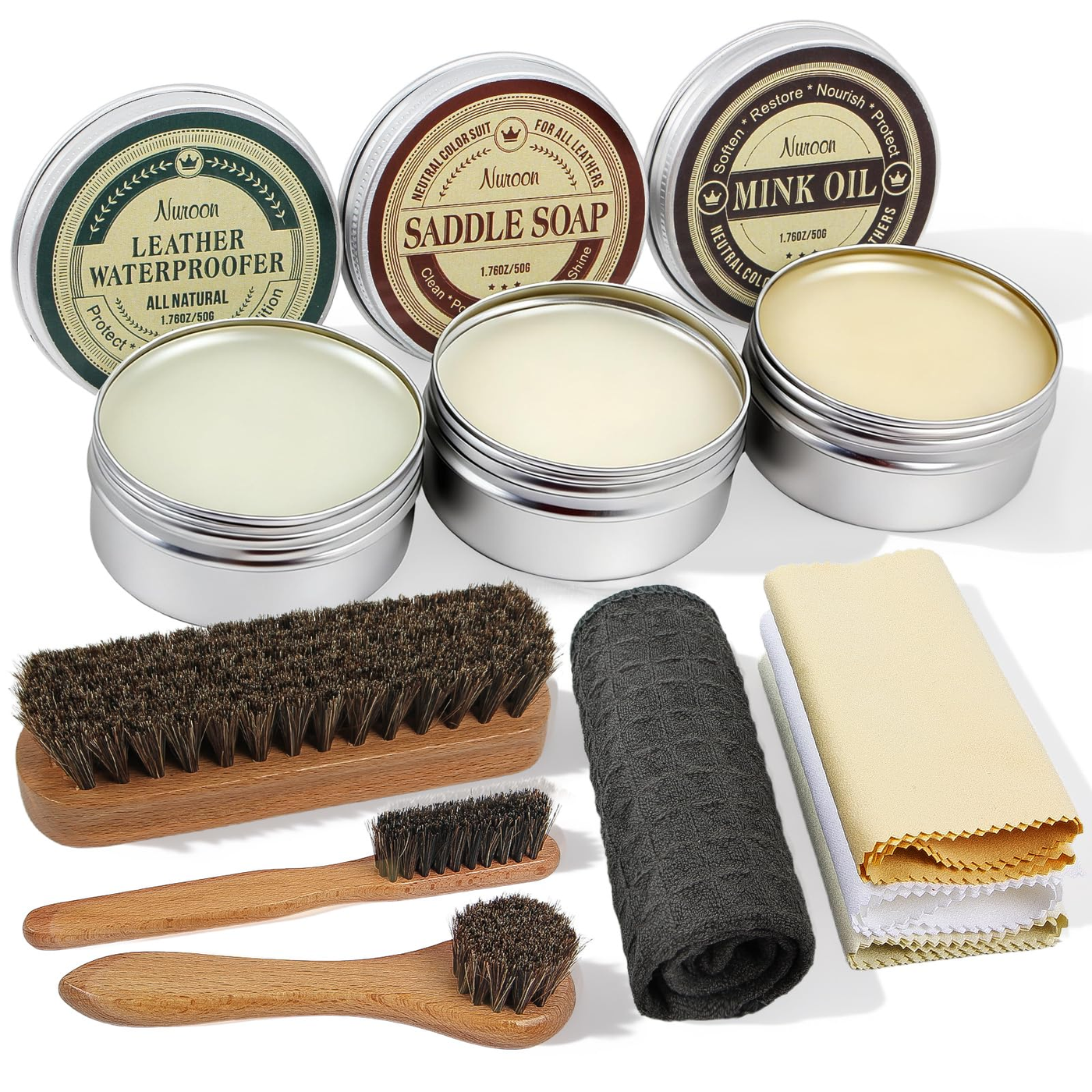 Shoe Polish Set Brown product photo