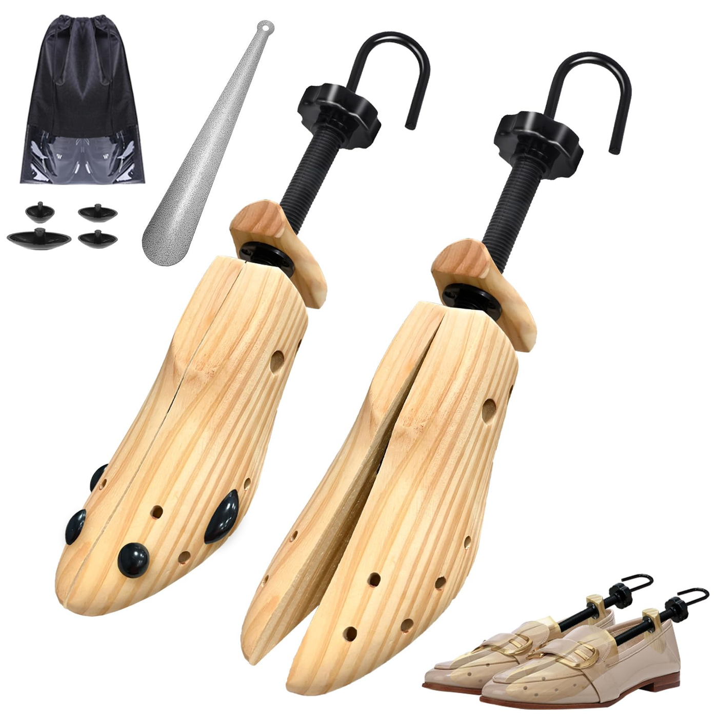 Wooden Shoe Stretcher Men US 7-12 product photo